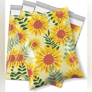 25 Count 10” x 13” Sunflower Poly Mailer Bags